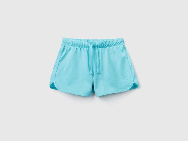 (image for) Shorts stile runner in cotone bio benetton nuova collezione